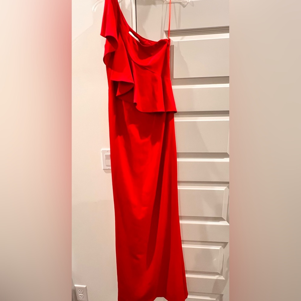 Belle Badgley Mischka Red Gown